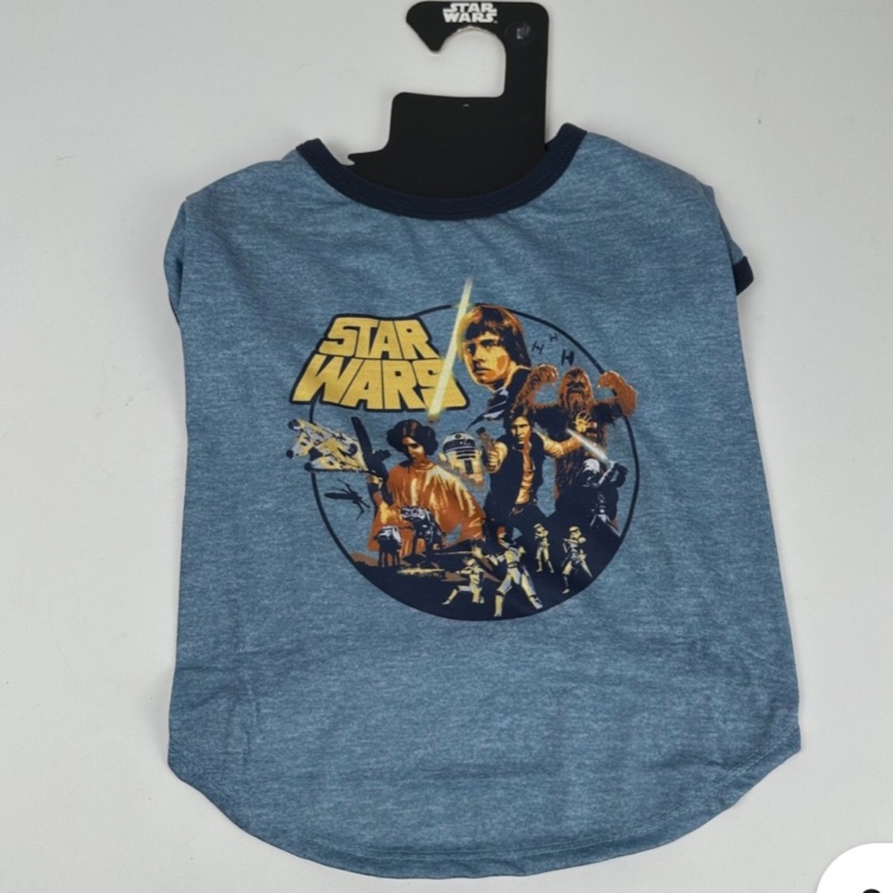 Disney Star Wars Dog Shirt - Blue and Yellow